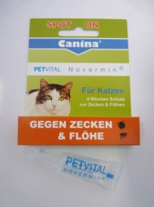 Canina Petvital Novermin für Katzen 2 ml