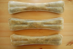 Hunde Kauknochen aus gepresster Rinderhaut ca. 420 g / 32 cm