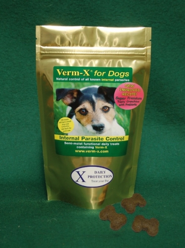 102 Verm-X Leckerchen für Hunde 325g zur Unterstützung der Darmflora von Hunden 