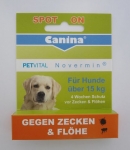 Canina Petvital Novermin für große Hunde über 15 kg 4 ml